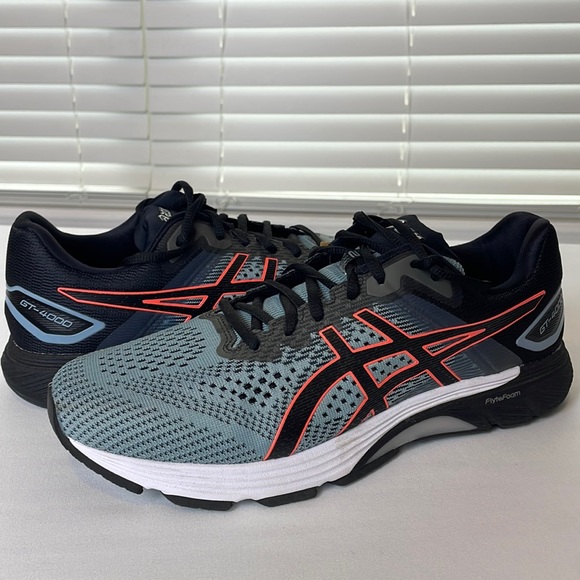 Asics Other - NEW ASICS Men’s GT-4000 2 Light Steel/Back Running Shoes Size 10